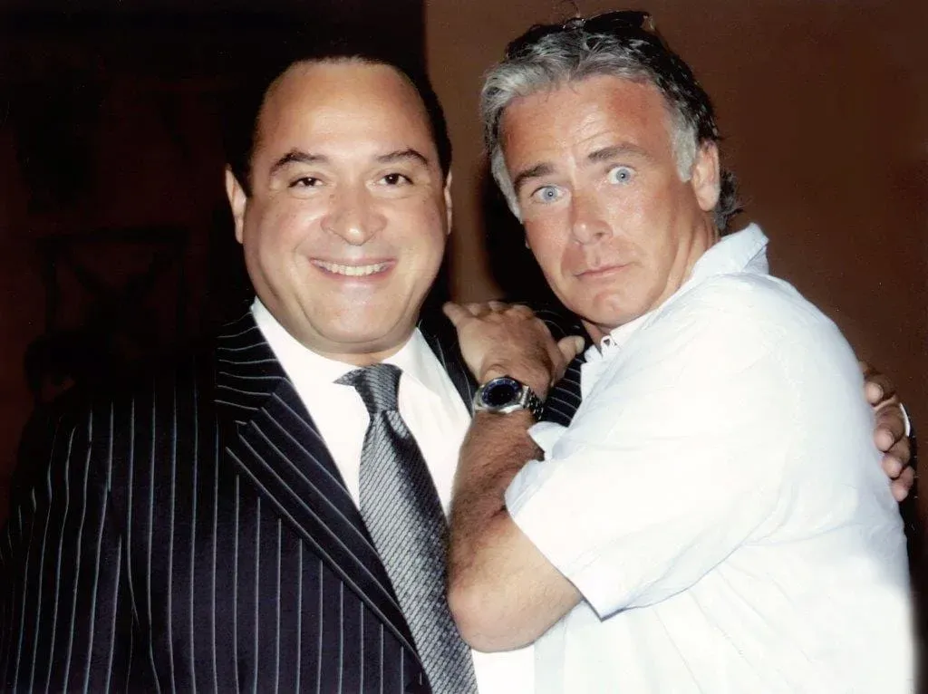 Najib Mountassir with Franck Dubosc