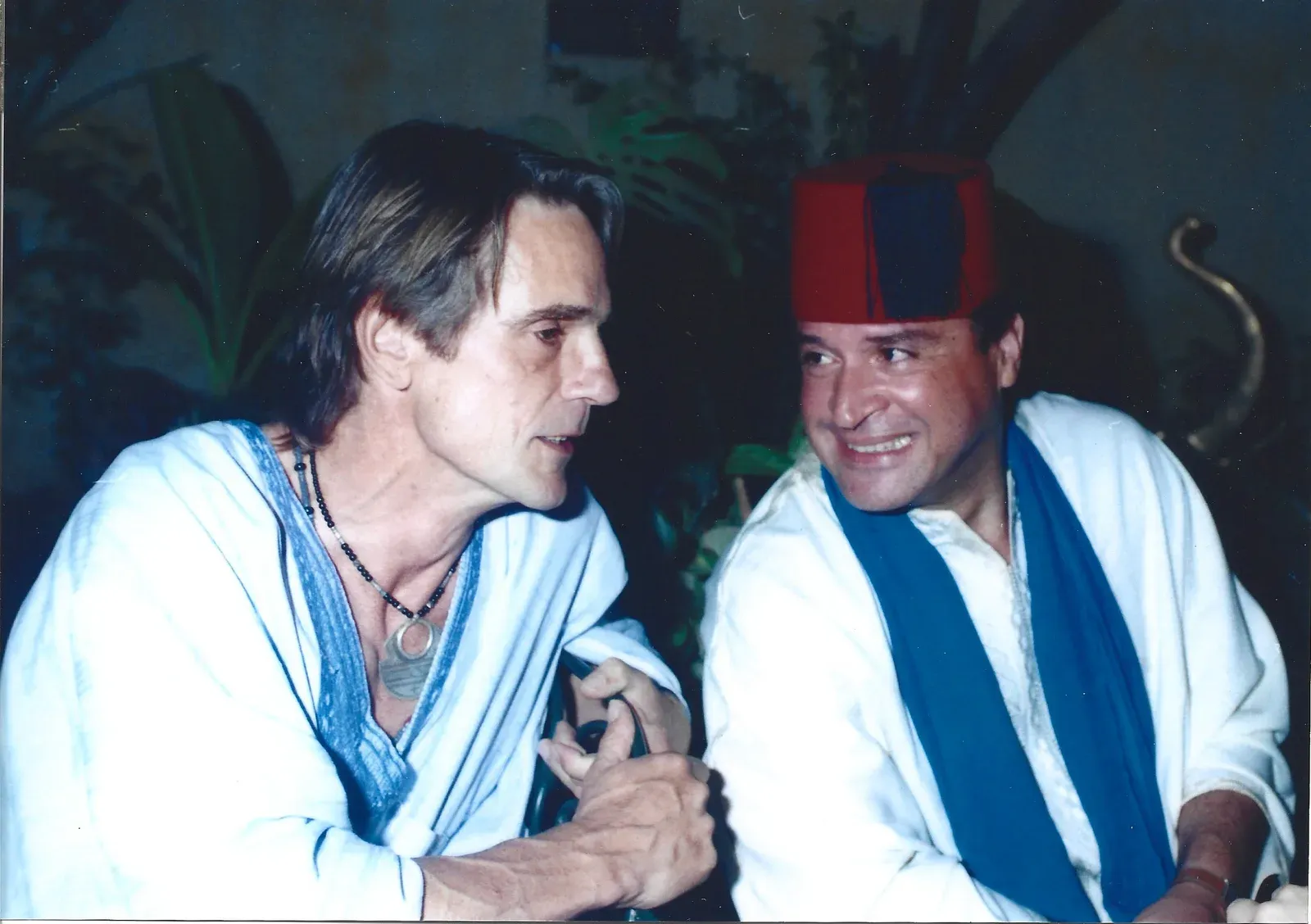 Najib Mountassir with Jeremy Irons