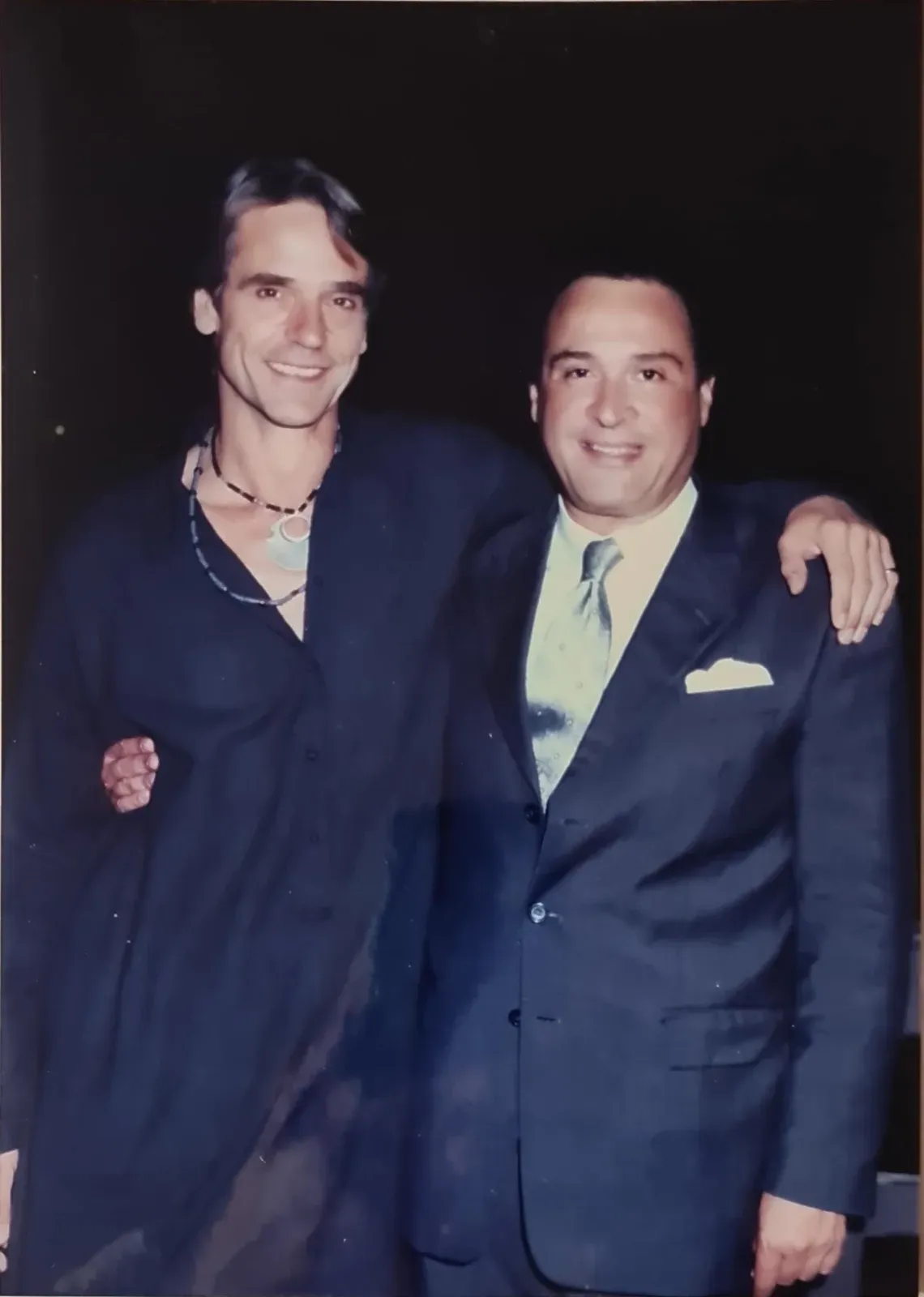 Najib Mountassir with Jeremy Irons