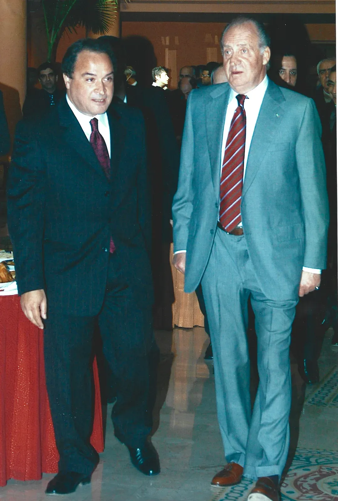 Najib Mountassir with King Juan Carlos